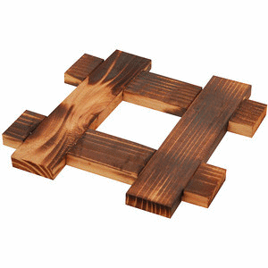 木製鍋敷 160X160mm 井型 アークランズ