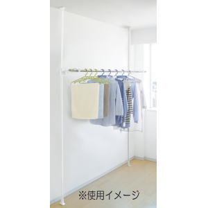 【5月25日限定！最大100％ポイントバック】平安伸銅工業　突ぱり 室内1段竿受け　TMH-61 2