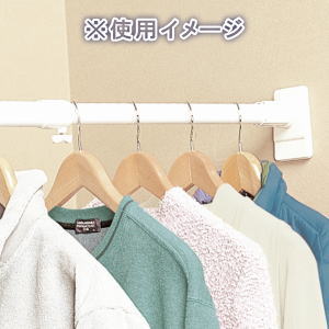 平安伸銅工業 突ぱりスーパー極太ポール 小 白 NGP-70