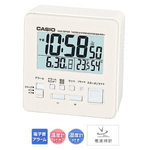 Alessi - 【在庫限り】カシオ CASIO 電波目覚まし時計 デジタル DQD-805J-7JF