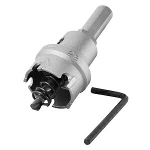 商品名 ユニカ　超硬ホ−ルソーメタコア　MCSタイプ28mm　【MCS-28】 特　徴 ・超硬ホールソーの標準タイプ。 ・ステップセンタードリルの採用で、センタードリル貫通時の衝撃を緩和。 ・ドリルチャック径を選ばない「10mm・13mmチャック兼用シャンク」採用。 ・刃先の超硬チップを特殊研磨することで切削抵抗を大幅に低減しました。 仕　様 ■用途：薄鉄板（4．5mm以下）・ステンレス板（3mm以下）・ホーロー引き鋼板・アルミ板（2mm以下） ■適合電動機：電気ドリル・振動ドリル（回転モード） ■装備：カスデルスプリング標準装備 サイズ（約） 口径：28.0mm 有効長：4.5mm ふところ深さ：12mm 全長：79mm 重量（約） - 内容量 - 成分表記 - 材　質 - 生産国 - メーカー ユニカ ※品質向上のため予告無く仕様を変更する場合がございます。 ※商品画像の色合いは、画像処理上　若干異なる場合がございます。予めご了承下さい。 ※パッケージリニューアル等につき、商品画像が異なる場合がございます。予めご了承下さい。