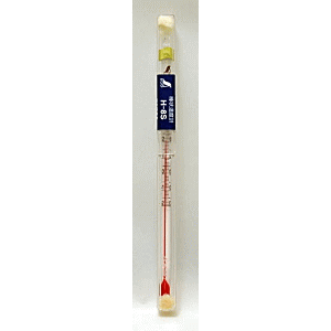 シンワ測定 棒状温度計 H-8S アルコール -20-50℃ 15cm バラ 72752