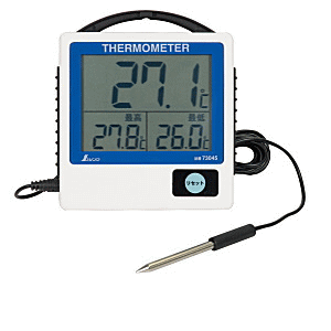【6月5日限定！最大100％ポイントバック】シンワ測定 デジタル温度計 G-1 最高・最低 隔測式 防水型 73045