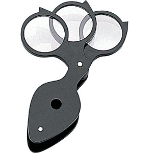 シンワ測定 ルーペ D 高倍率収納型 3枚組 3.5倍 75531