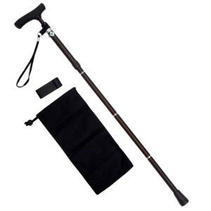 細型ネック折りたたみステッキ ブラウン NS57-01 アークランズ