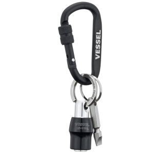 【11月25日限定！最大100％ポイントバック】VESSEL ベッセル クイックキャッチャーキーアダプター付 QB-KBAD(4)