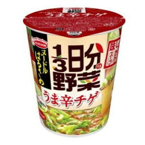 12箱まで1個口 エースコック ヌードルはるさめ1/3日分の野菜 うま辛チゲ×6個 ［ケース販売］