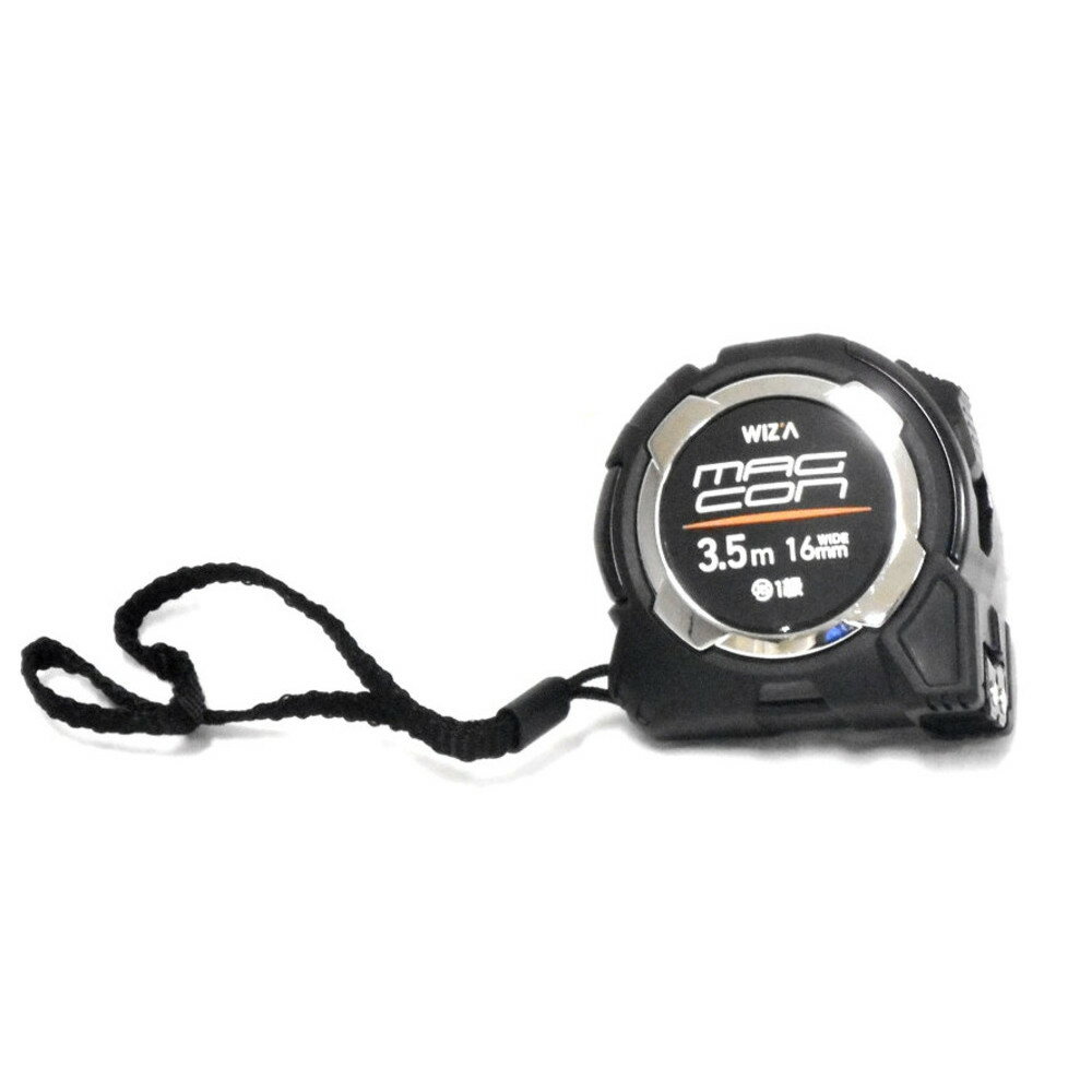 【12月は毎日開催!エントリーで最大100%ポイントバック】ウイザ WIZA マグコン ロック式コンベックス 16mm幅×3.5m 両面メートル目盛り WZC1...