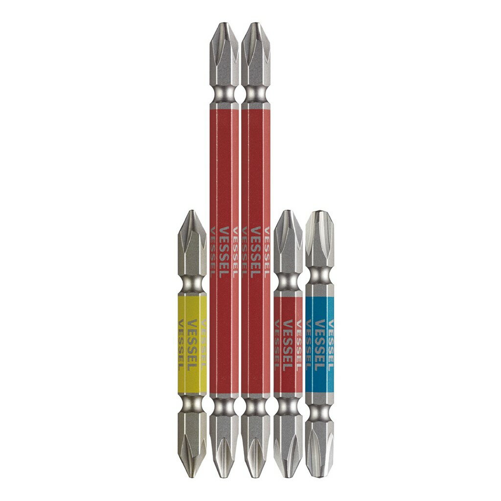 VESSEL ベッセル 両頭剛彩ビットアソート5本組 GS5P-02