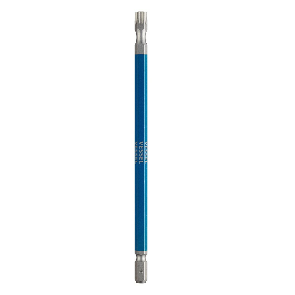 Hexagon Driver - VESSEL（ベッセル）　片頭トルクス剛彩ビット（ロングタイプ）T40HX150mm　GSVT40LH