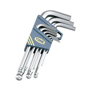 【4月25日限定！最大100％ポイントバック】トネ TONE ボールポイントL形レンチセット BS900