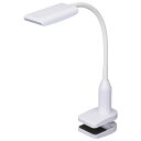 【7月20日限定!最大100%ポイントバック】オーム電機 LEDデスクランプ クランプタイプ 昼白色 ホワイト LTC-LS16P-W