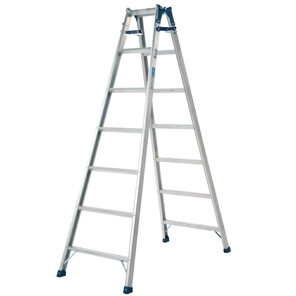 アルインコ アルミはしご兼用脚立7尺 MXA210W ステップ幅広 【メーカー直送・代引不可・置配不可・配送地域限定】