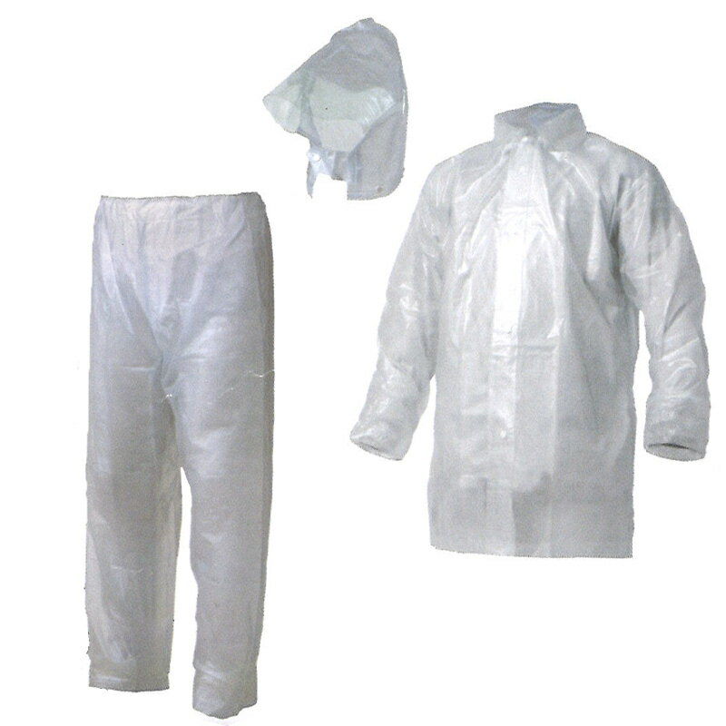 ビニールレインスーツ 上下セット 雨具 Mサイズ アークランズ