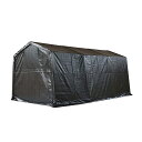 【6月25日限定!最大100%ポイントバック】南栄工業 パイプ車庫 マルチストレージ 3055B BK 「3梱包」