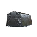 【6月25日限定!最大100%ポイントバック】南栄工業 パイプ車庫 マルチストレージ 3040B BK 「3梱包」