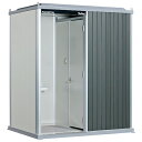 【法人限定】ハマネツ 屋外トイレ エポックトイレ TU-EPSW 水洗 小便器+洋式 【メーカー直送・代引不可・置配不可・配送地域限定】
