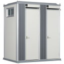 【法人限定】ハマネツ 屋外トイレ エポックトイレ TU-EPSS-K 水洗 小便器+小便器 【メーカー直送・代引不可・置配不可・配送地域限定】