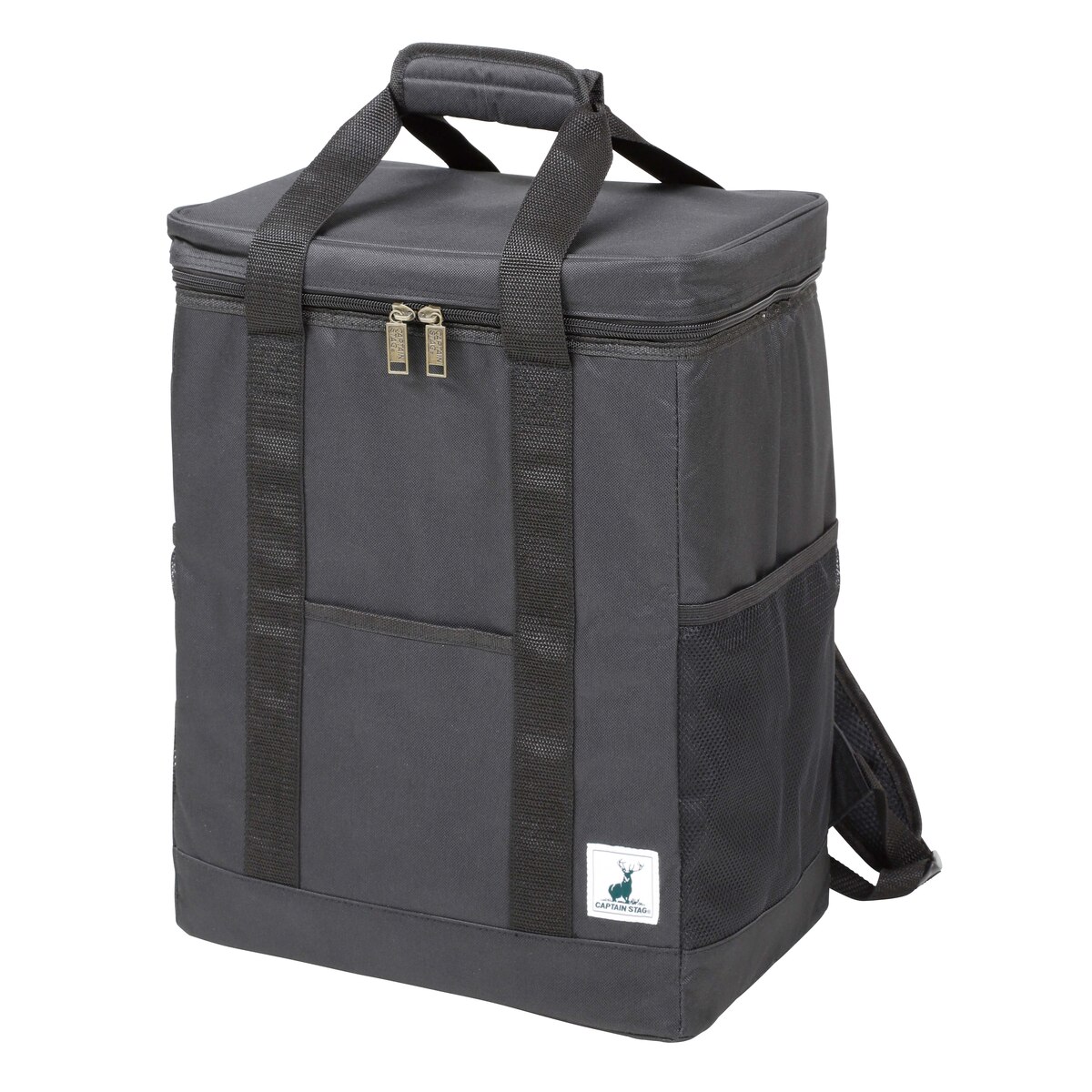 【12月は毎日開催！エントリーで最大100％ポイントバック】キャプテンスタッグ CS リュック型クーラーバッグ ブラック UE-622