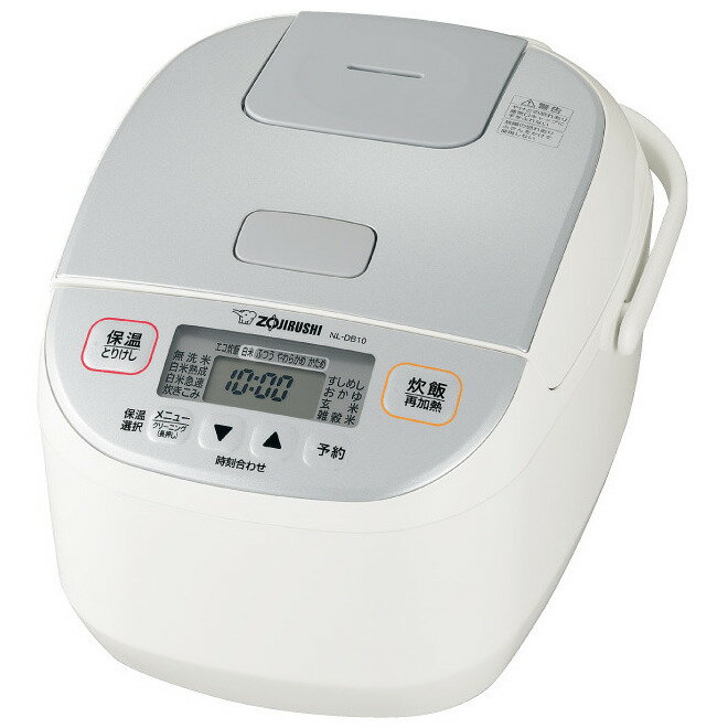 象印 マイコン炊飯ジャー 5.5合 ホワイト NL-DB10-WA