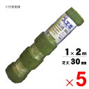シンセイ リアル人工芝 艶消 芝丈30mm 1m×2m ×5本 セット販売 【メーカー直送・代引不可・置配不可】