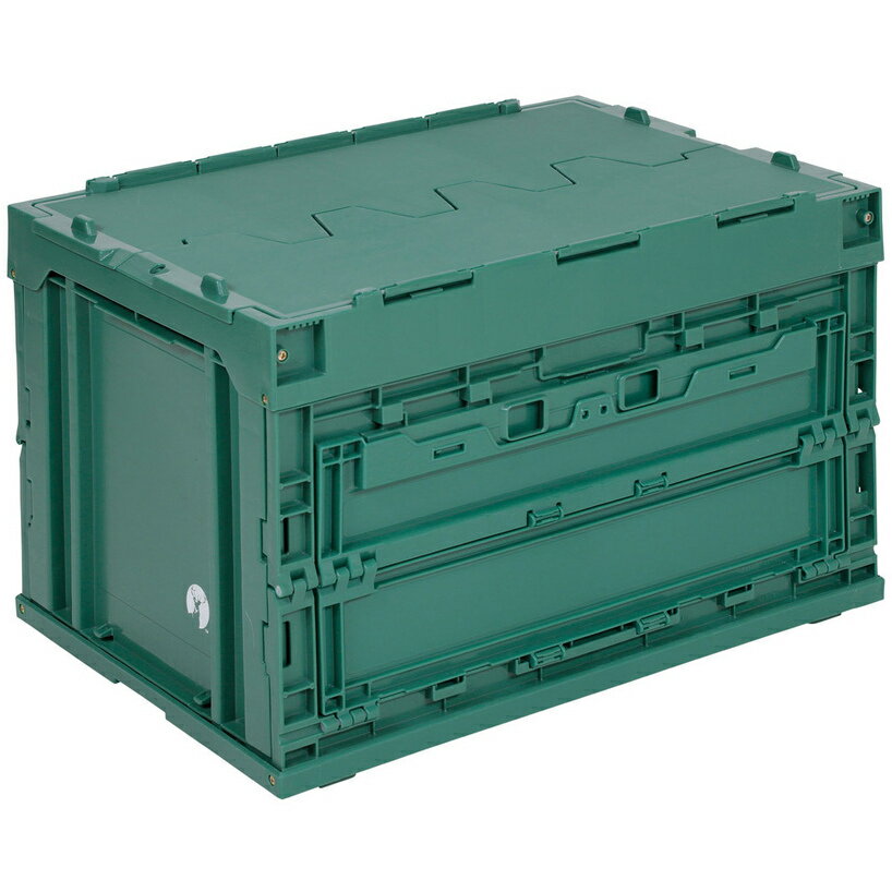 【12月は毎日開催！エントリーで最大100％ポイントバック】キャプテンスタッグ フラップFDコンテナ50 ヴィンテージグリーン UL-1058