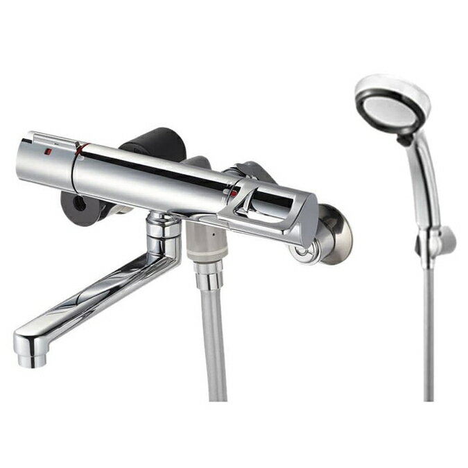 【3月5日限定！最大100％ポイントバック】サンエイ SANEI サーモシャワー混合栓 レイニー付 シルバー SK1814T-13