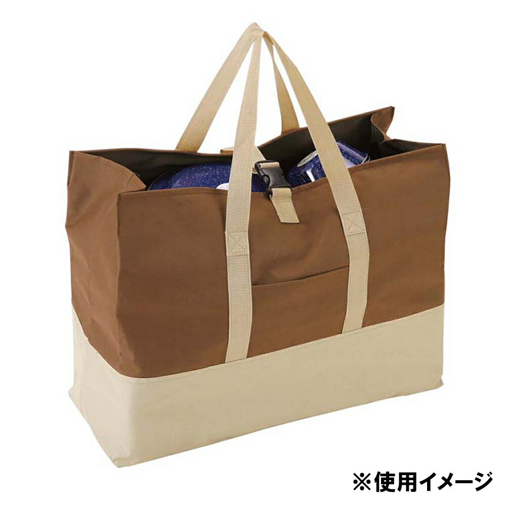 【2月5日限定！最大100％ポイントバック】キャプテンスタッグ 大型収納トートバッグM ブラウン M-1681