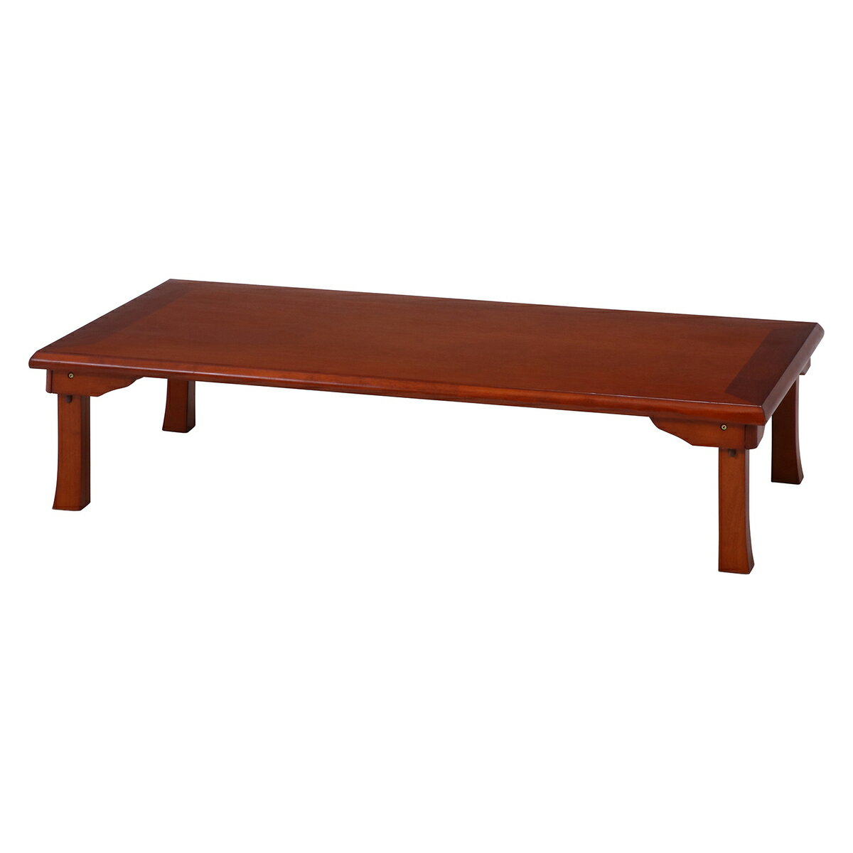 不二貿易 折脚和風座卓 OAK TLM-15075 【メーカー直送・代引不可・置配不可・配送地域限定】