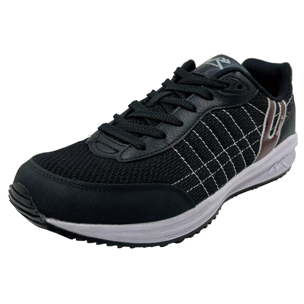 【12月は毎日開催！エントリーで最大100％ポイントバック】日進ゴム 作業靴 ハイパーV #005 先芯なしスニーカー ブラック 28.0cm 介護シューズ