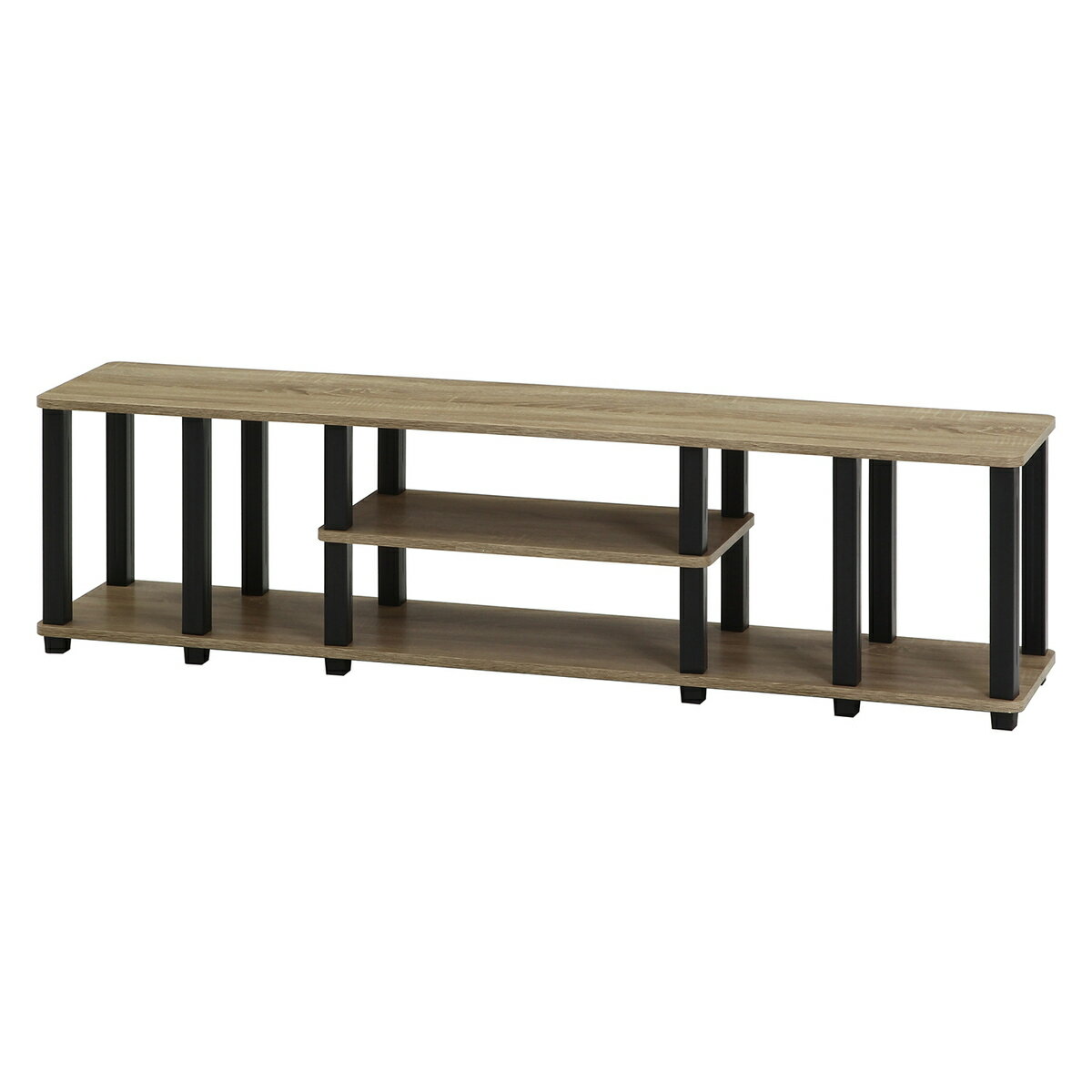 不二貿易 フィット TVラック150 NA×BK ナチュラル/ブラック FBC565 【メーカー直送・代引不可・置配不..