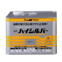 【6月25日限定!最大100%ポイントバック】アトムハウスペイント 油性ハイシルバー 7L シルバー