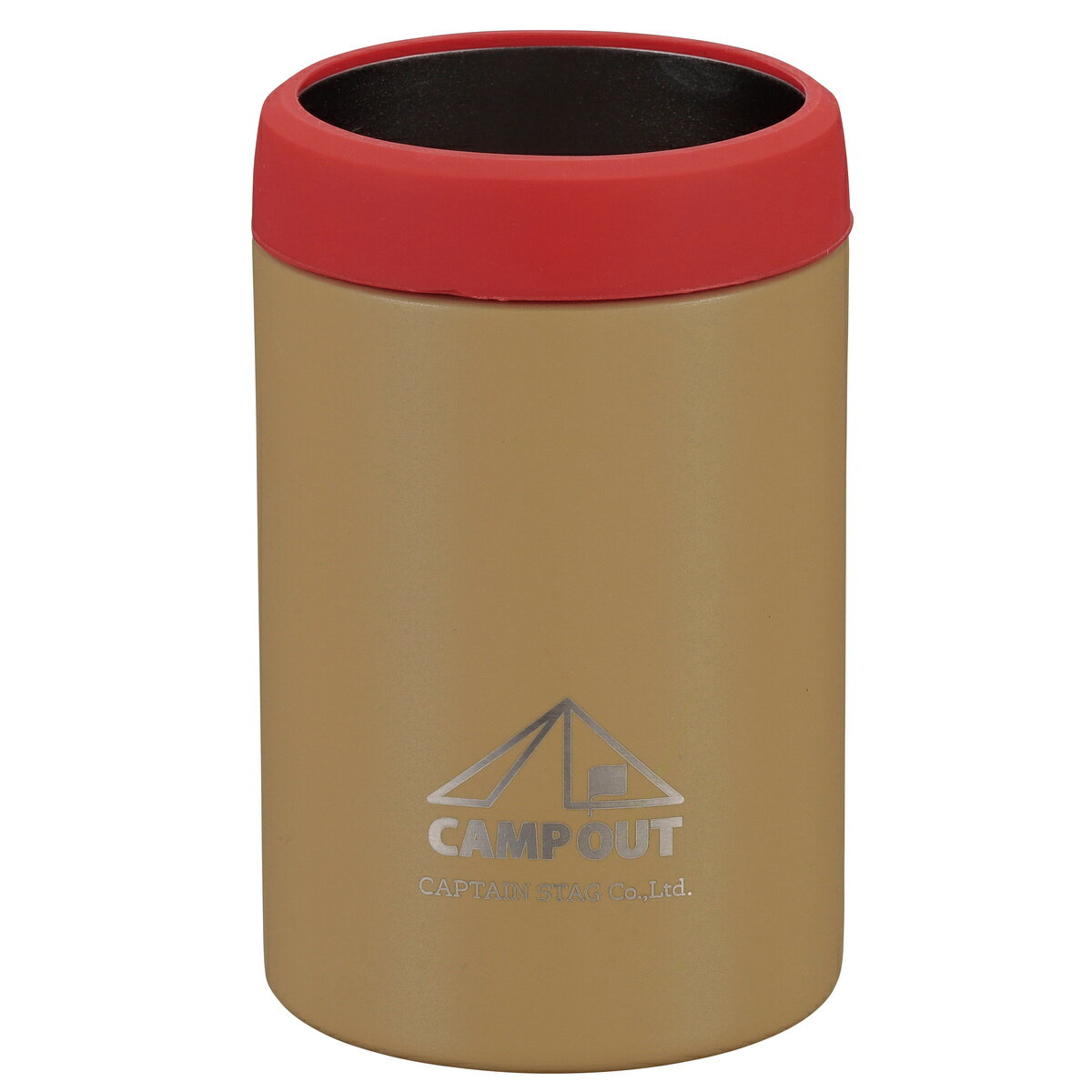 【12月は毎日開催！エントリーで最大100％ポイントバック】キャプテンスタッグ キャンプアウト 缶ホルダー350 タン UE-3574