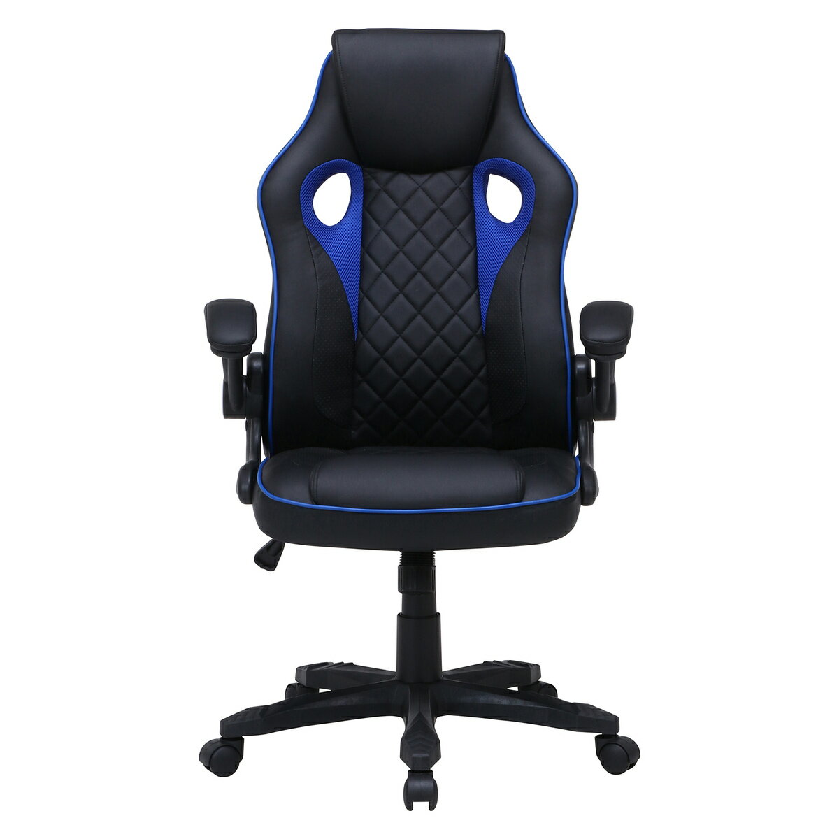 不二貿易 ゲーミングチェア シグナル ブルー YF-0291B 【メーカー直送・代引不可・置配不可・配送地域限定】 [2]