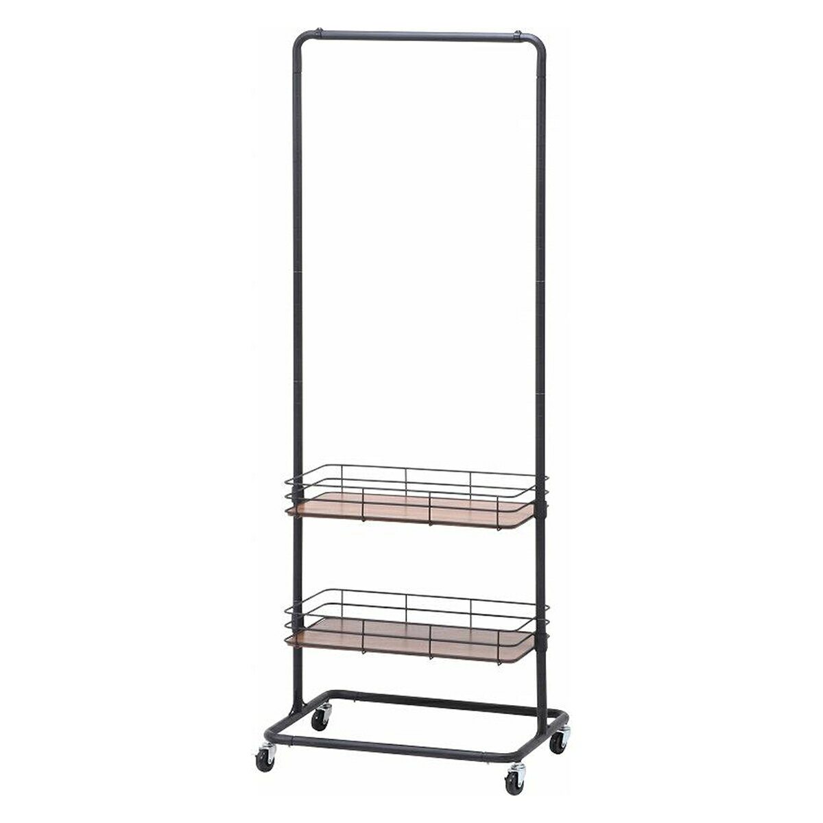 仕様 カラー:ブラック 製品サイズ:幅600×奥行450×高さ1670mm 耐荷重(ハンガー)15kg、(バスケット)5kg 板厚:9mm 材質:構造部材/金属(鋼)、表面加工/エポキシ樹脂塗装、棚板/合成樹脂化粧繊維板(メラミン樹脂) 重量:8kg お客様組立品 商品説明 色んなシーンで活躍するバスケット付きハンガーラック。 ※品質向上のため予告なく仕様を変更する場合がございます。パッケージのリニューアル等につき、商品画像が異なる場合がございます。商品画像の色合いは、画像処理上、若干異なる場合がございます。直送商品代引き不可時間指定不可北海道配送不可