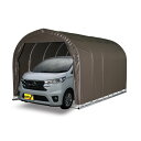 【6月25日限定!最大100%ポイントバック】南栄工業 パイプ車庫 ベース式 軽用 2540BSB 「4梱包」 【大型便・時間指定不可】