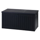 不二貿易 収納BOXベンチ BK 270L 38286 FB-7272 【メーカー直送・代引不可・置配不可・配送地域限定】