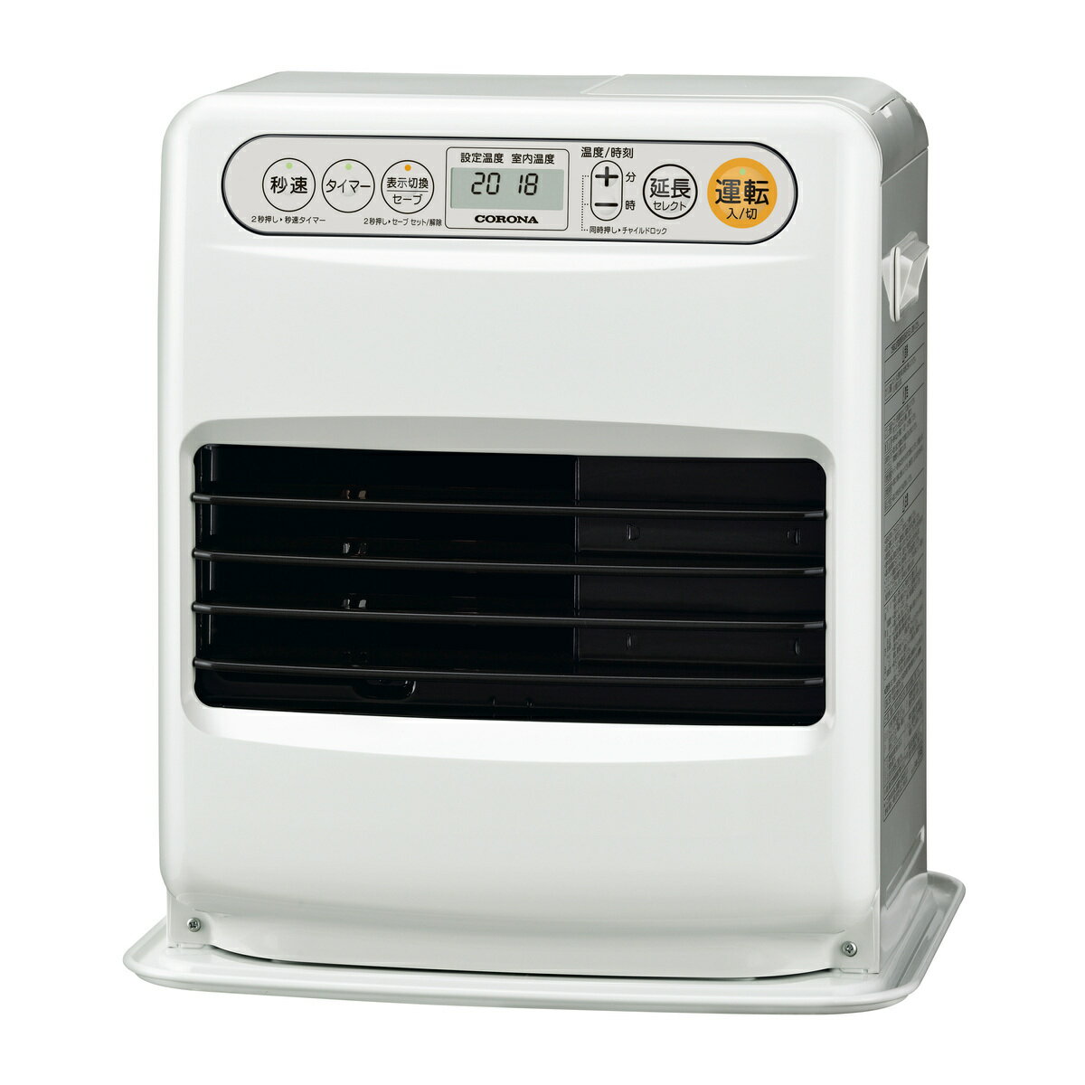 【11月10日限定！最大100％ポイントバック】コロナ 石油ファンヒーター 5L ホワイト FH-MVC3223Y-W 木造9畳/コンクリート12畳 アークランズ