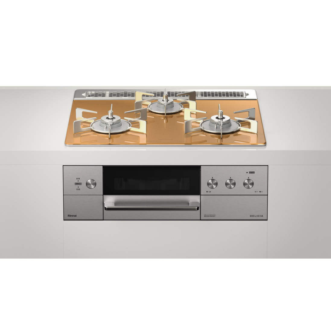 【9月は毎日開催！エントリーで最大100％ポイントバック】リンナイ ビルトインコンロ デリシア LPガス用 RHS31W30E12RCASTW 【大型便・時間指定不可】