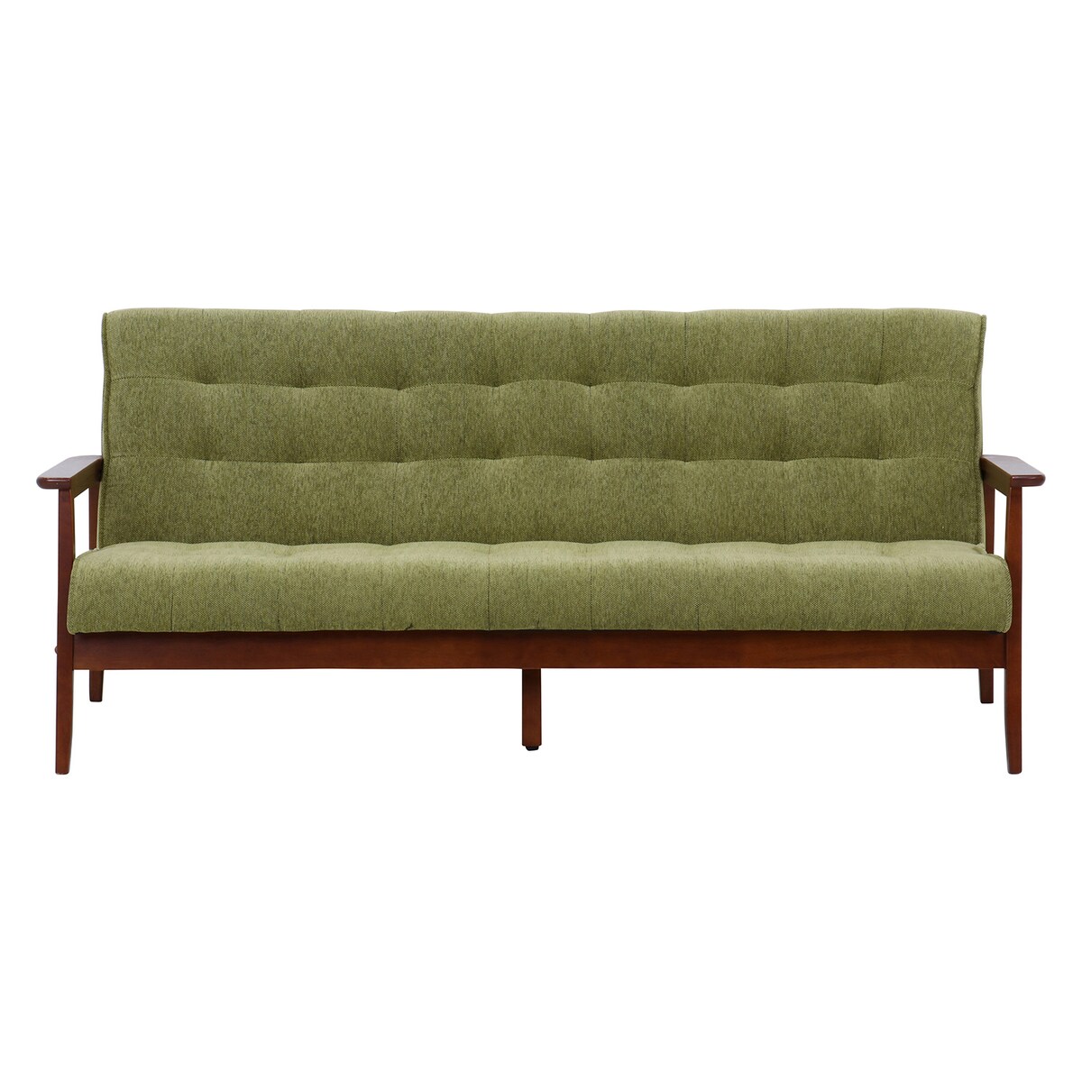 【9月は毎日開催!エントリーで最大100%ポイントバック】不二貿易 ファブリックソファー フレンズGR 3P 846 【メーカー直送・代引不可・置配不可・配送地域限定】 [2]