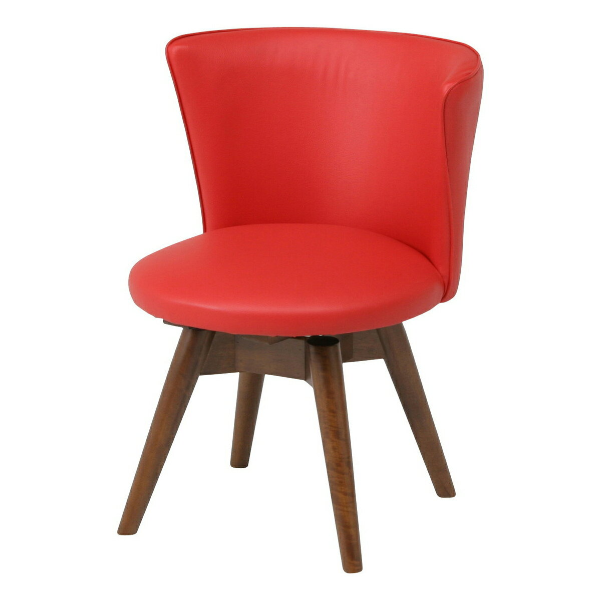 不二貿易 ダイニングチェアー クラム ウエンジ/レッド PRC-227 【メーカー直送・代引不可・置配不可・配送地域限定】