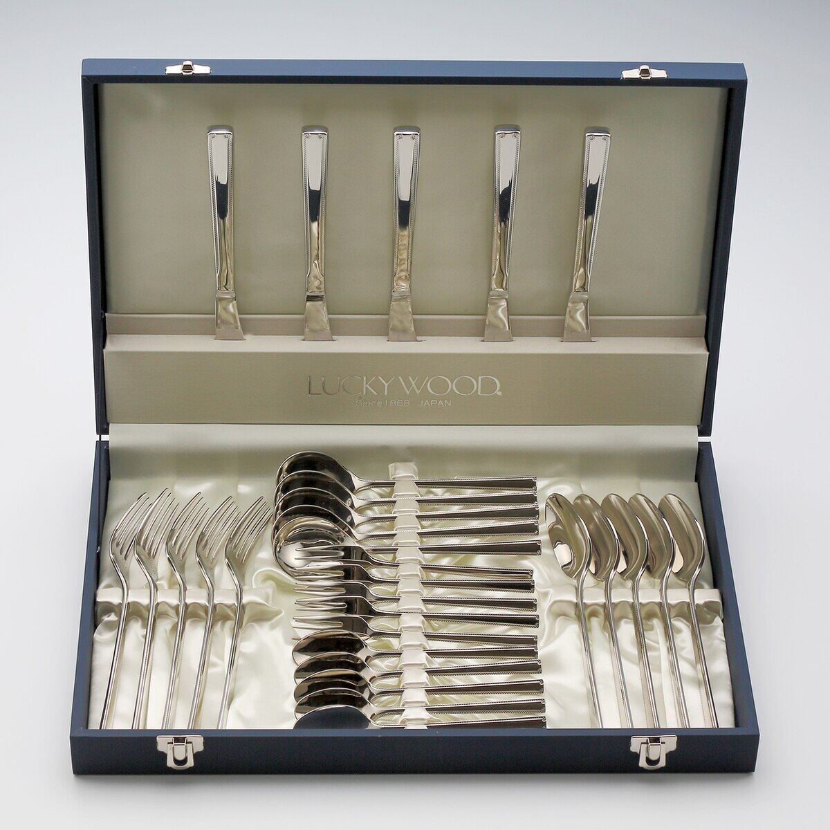 ラッキーウッド カトラリーセット ロマンス ディナーセット5客用 30pc 5-11630-0109