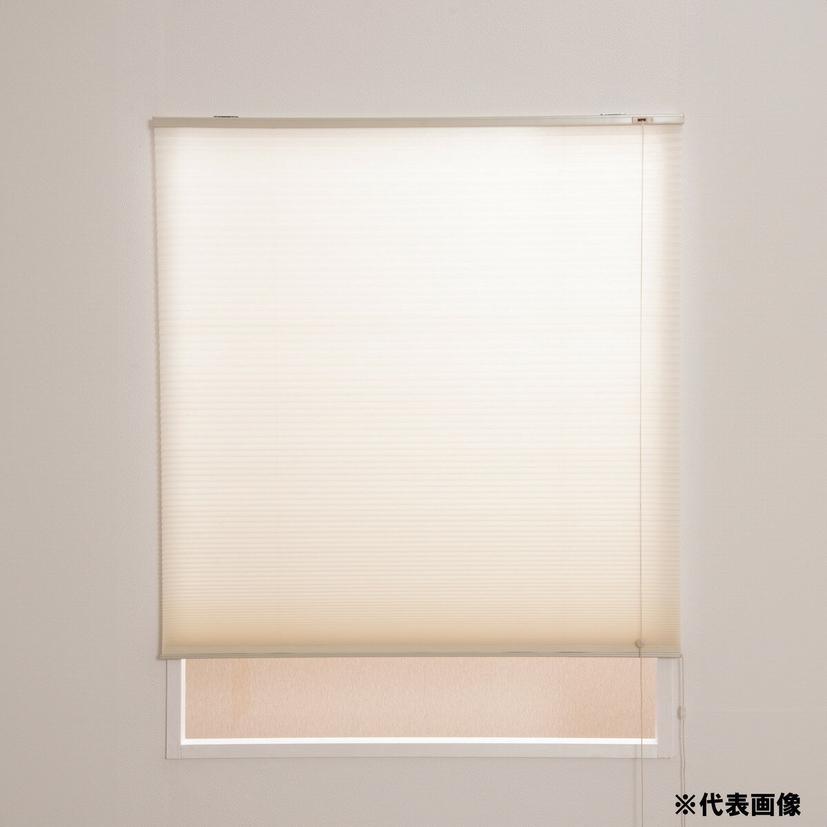 フルネス ハニカムシェード 彩 90×180cm プリーツシェード アイボリー L6319 【メーカー直送・代引不可・置配不可・配送地域限定】