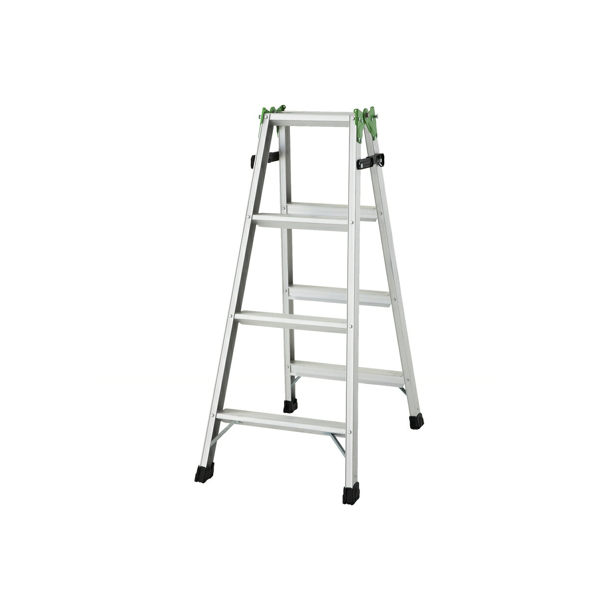 仕様 製品サイズ(約):脚立時/天板高さ110cm、脚立時/有効高さ80cm、はしご時/長さ233cm 脚立設置サイズ(約):全幅51×奥行77cm 収納サイズ(約):全幅51×奥行17×高さ118cm 踏ざん踏面幅:60mm 最大使用質量(約):100kg ステップ数(天板除く):3 アルミ製 製品重量(g) 4500 商品説明 ステップの幅が60mmで一般的な幅40mmと比べ広いアルミ製脚立です。 脚端具はドライバーで交換できます。 幅広天板は工具などを置ける便利なトレー形状。 エコマーク認定品、製品安全協会(SGマーク)認定品、Aマーク認定品。 ※注意:長尺商品のため、場所によっては運送会社の着店止めになる場合がございます。着店止めになる場合はお客様自身で配達店へ引取りをお願いいたします。 ※品質向上のため予告なく仕様を変更する場合がございます。パッケージのリニューアル等につき、商品画像が異なる場合がございます。商品画像の色合いは、画像処理上、若干異なる場合がございます。こちらの商品は個人配送をお受けする事ができません「法人名または事業者名」を、ご注文時の「送付先住所」か「送り先名」に必ずご記入ください。直送商品代引き不可時間指定不可法人限定北海道配送不可