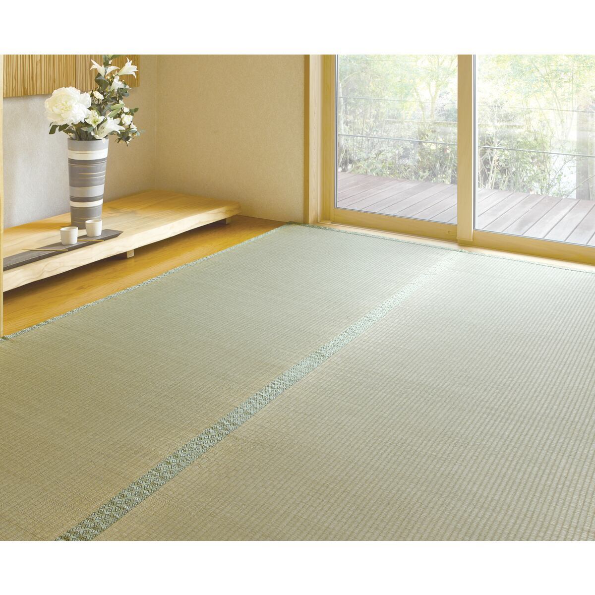 い草上敷き 白山 江戸間 3畳 174×261cm 【メーカー直送・代引不可・置配不可・配送地域限定】 [3]
