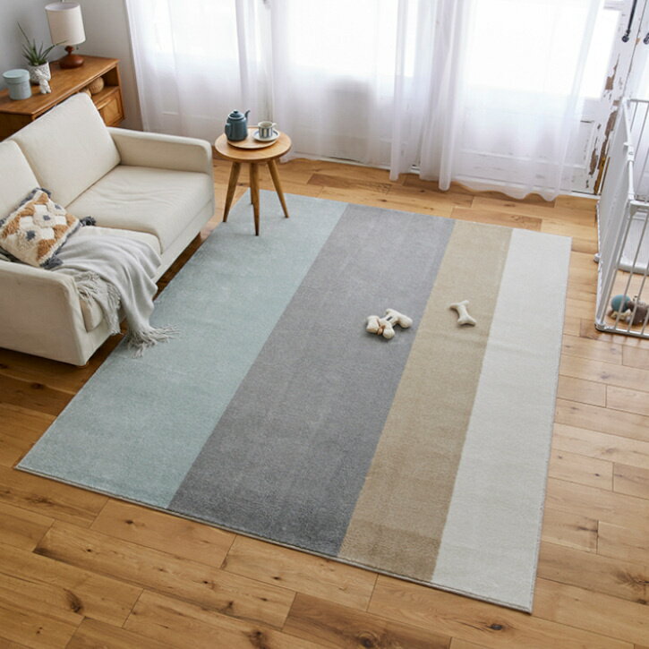 樂天商城 - スミノエ ラグマット ワグ 190×240cm ペールブルー 【メーカー直送・代引不可・置配不可】