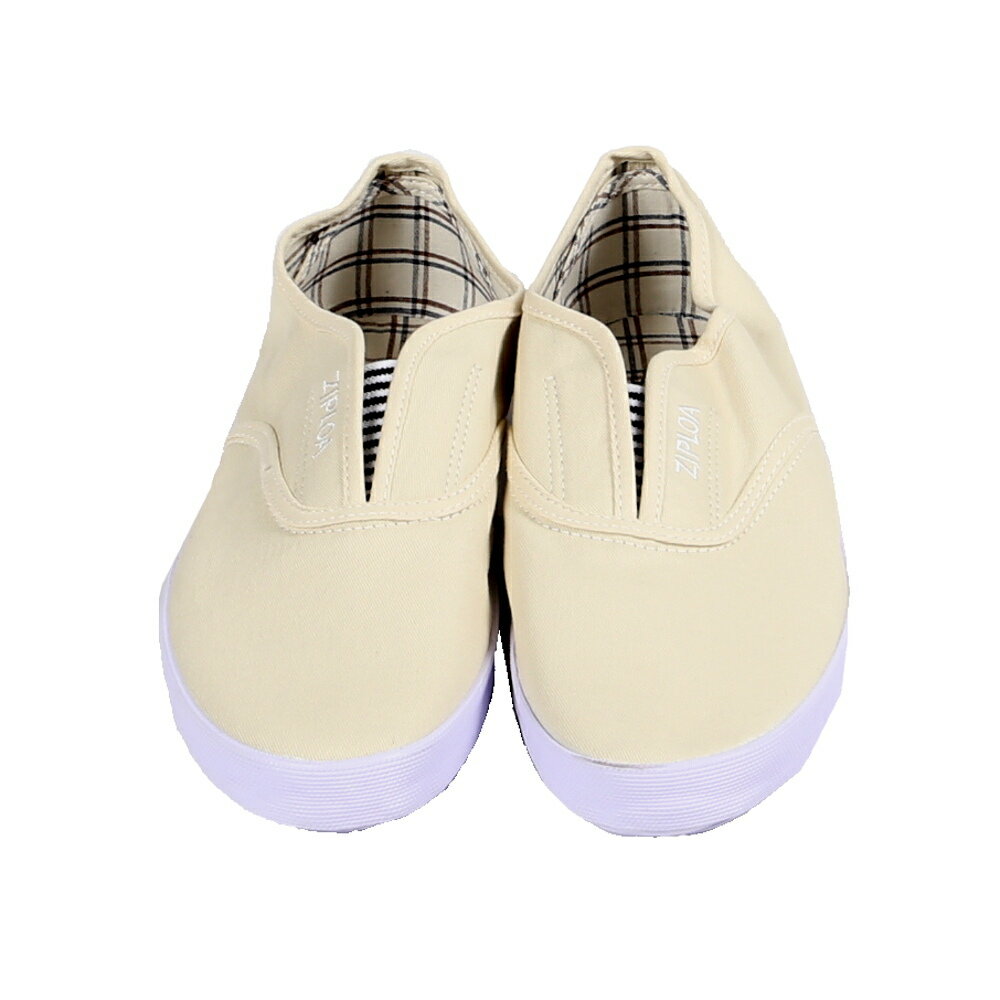 ジプロア スリッポン カックスシューズ ホワイト 23cm スリッポン たびぐつ HZ-205