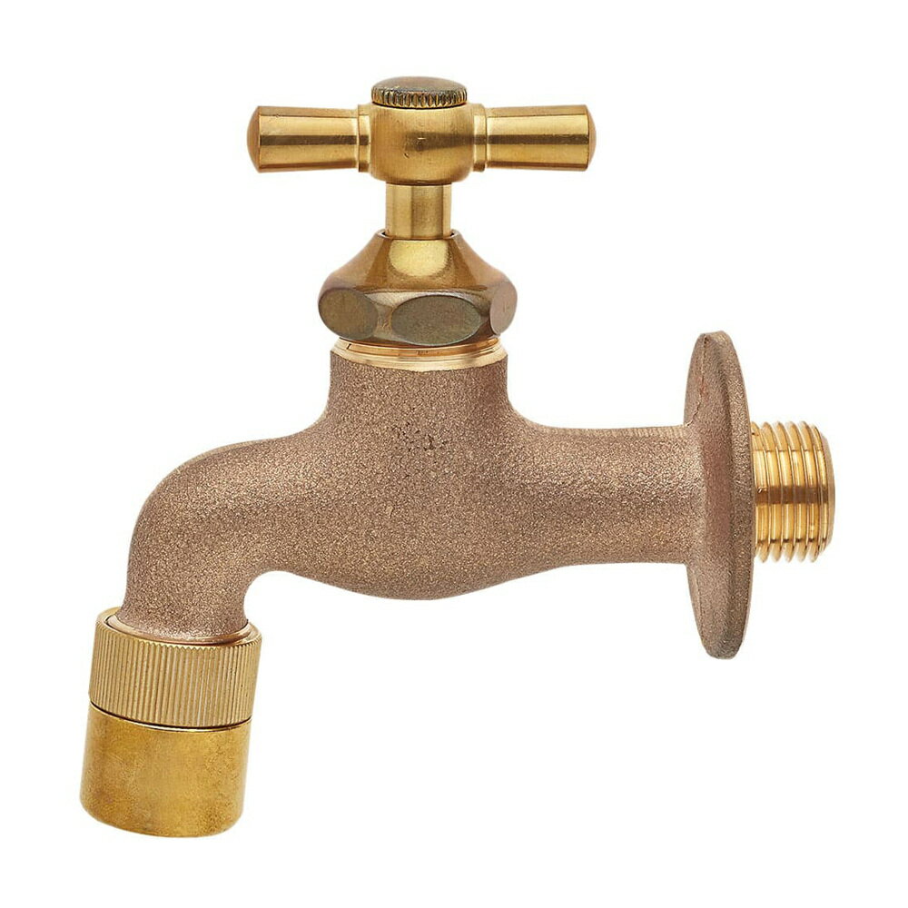 【6月25日限定！最大100％ポイントバック】サンエイ SANEI ガーデン水栓 一文字ハンドル 固定コマ仕様 Y1811B-13