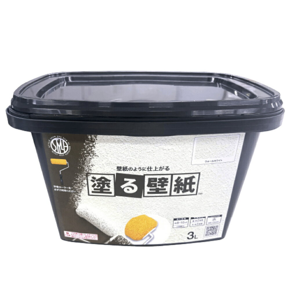 楽天Arclands Online 楽天市場支店ニッペホームプロダクツ STYLE 塗る壁紙 3L ウォールホワイト