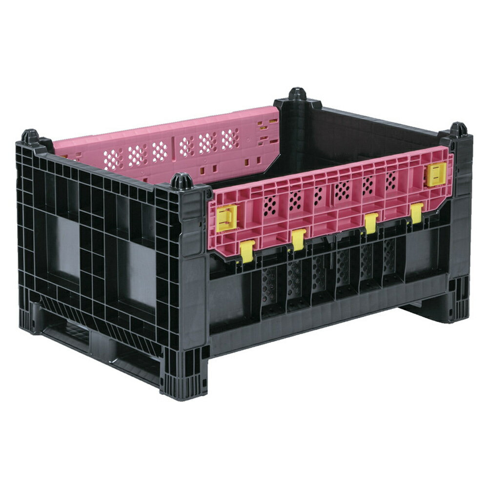 【法人限定】サンコー コンパレッター #600 底面孔有 ブラック/ピンク 261400-01 【メーカー直送・代引不可・置配不可】